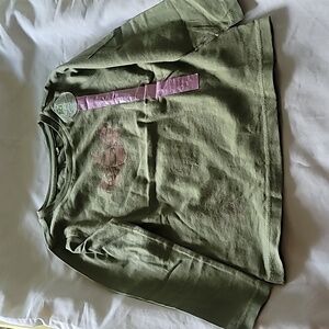 New Olive "Bee" Long Sleeve T - shirt